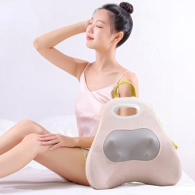 China Modern China New neck shoulder massager kneading waist hot compress air bag pillow cervical spine waist massage for sale