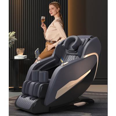 China Modern Full body luxury PU leather 4d electric zero gravity massage chair with foot massager machine for sale