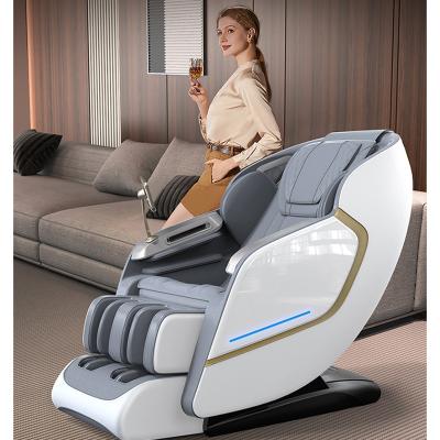 China Modern 2023 4d cheap real zero gravity vibrating comfort SL track heated controls paper armchair massage chair price for sale