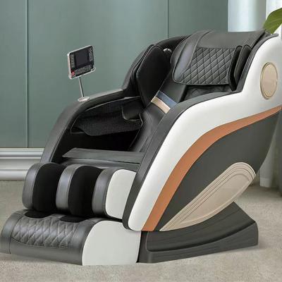 China Modern Massage armchair Whole Body Airbag Intelligent Voice Control Back and bluetooth speaker massage chair for sale