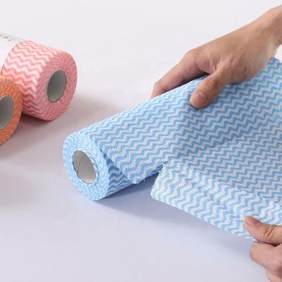 China Best Viable Selling Nonwoven Cloth Kitchen Jumbo Roll Nonwoven Cleaning Cloth for sale