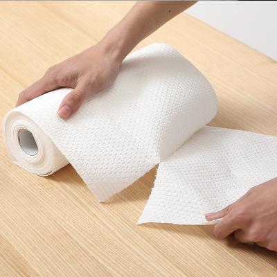 China Zhejiang Manufacturer Eco-Friendly Disposable Nonwoven Tissue Kitchen Paper Towels Roll With Competitive Price for sale