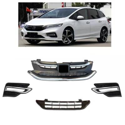 China CLA Honeycomb Matt Black Car Chrome Front Grille for Honda Jade 2017 2018 2019 2020 FR1 71121-T4N-H71 for sale