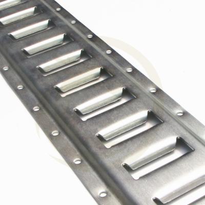 China Control Products Logistics Galvanized Cargo Steel Horizontal Check E Track for sale