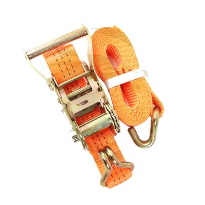 China Polyester TUV GS Approved Polyester Cargo Lashing Ratchet Tie Down Webbing Strap for sale