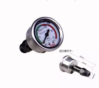 China New China-Chic High Pressure Cleaning Machine Accessories Shock Resistant Pressure Gauge for sale