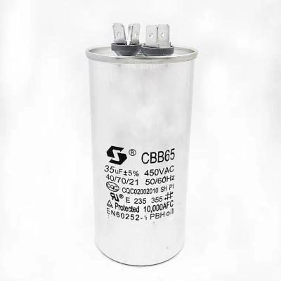 China High Quality Electric Machinery Capacitor CBB65 Super Air Conditioner Starting Capacitor for sale