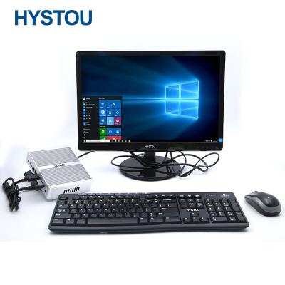 China For Business HYSTOU Factory Direct Sale i3 Barebone System PC Unit Industrial Fanless Computer for sale