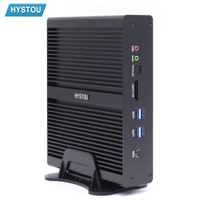 China HYSTOU Quiet Mini Gamer PC Core i7 10510u 256G Gaming Desktop PC Computer With SD Card for sale