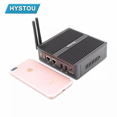 China For Hystou 12V Dual Lan Small Fanless Industrial Cheapest Home and Student PC N3160 Win10 Mini Server PC for sale