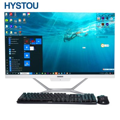 China USB Port 23.8 Inch i7 8565u Desktop Computer All in One PC Touch Screen PC for Game for sale