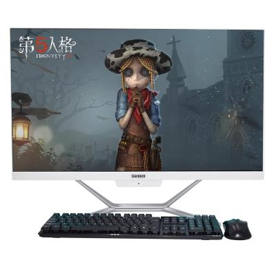 China Support 23.8inch Touch Screen Gaming Touch Screen All In One OEM PC Game Win 10 PC i5 White Black Computers for sale