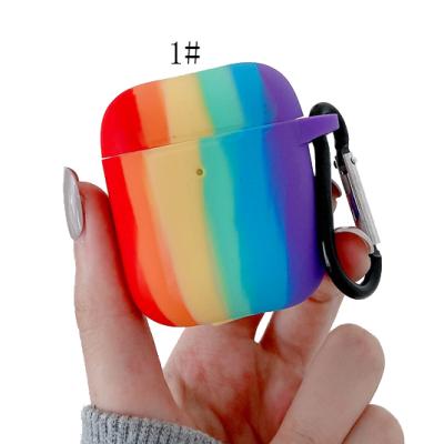 China Cover shockproof multicolor wireless earphone earphone cover device for 2 generation silicone wireless earphone shell for sale