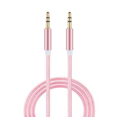 China 100PC/lot 3.5MM COMPUTER Audio Cable Listening Male to Male Homes Cable AUX Cables. Phone Car Speaker MP4 Earphone Audio for sale