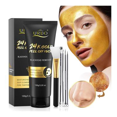 China Anti-wrinkle Skin Whitening Korean Facial Skin Care 24K Gold Mask Wholesale for sale