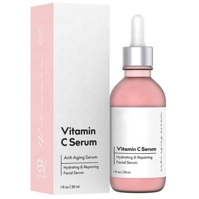 China Private Label Illuminating Skin Care 100% Pure Natural Organic Skin Wholesale Anti Aging Hyaluronic Acid Whitening Vitamin C Facial Serum for sale