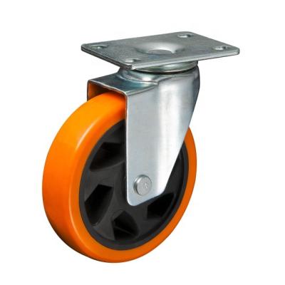 China 220 Series Semi-Pneumatic PVC Wheel Medium Duty Caster With Ball Bearing Casters, Trolley Caster Wheels for sale