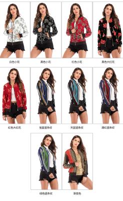 China Anti-wrinkle popular cross-border women wear Amazon Europe and the United States foreign trade leisure printed loose baseball clothes long for sale