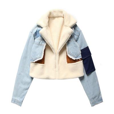 China 2021 New Fashion Winter Breathable Women Coat Faux Fur Women Clothing Chiffon Street Cotton Coat Jacket for sale