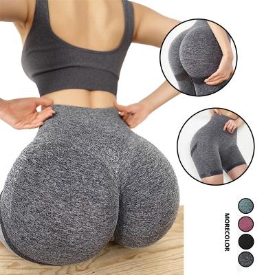 China 2021 New Design Breathable Women Fashion High Waist Sport Yoga Shorts for sale