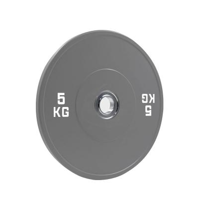 China Durable Custom Brand Logo Narrow-sided Oil-printed Concave Rubber Numbers Kg Hub Weight Bumper Plates for sale