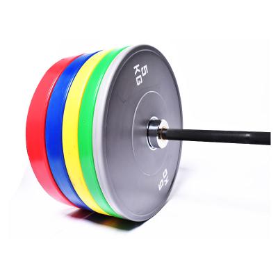 China Durable Use Yellow Color 15 Kg Barbell Plates Disc For Fitness Center , Professional Competition Barbell Plates Disc for sale