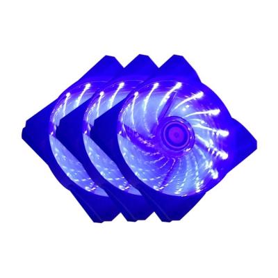 China Wholesale Computer Case Factory Computer Case Fan With Blue Led Light 12cm DC Fan For CPU Cooling for sale