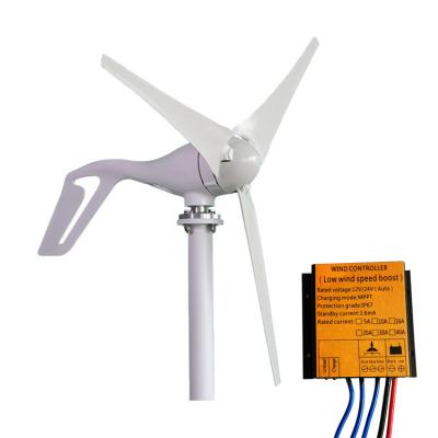 China 600W Horizontal Axis Wind Turbine 12V/24V Off-grid Wind Power Generation System With MPPT Controller A2-600W for sale