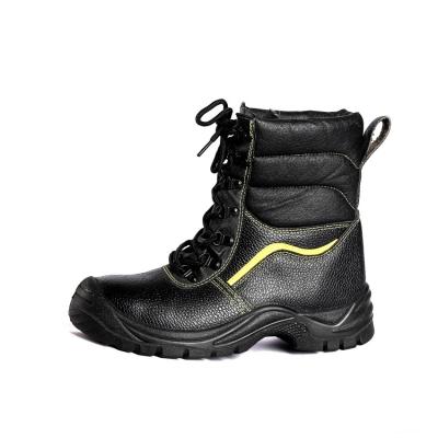 China Shengjie Black Footwear Lace Up Cut Steel Toe PU Sole Protection Shock Function Anti Slip Work Boots Safety Shoes for sale