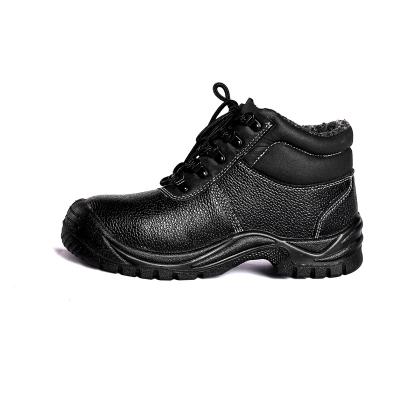 China Shengjie Heavy Industry Anti-Puncture Safety Boots Anti-Slip Oil Resistant Embossed Leather Work Shoes for sale