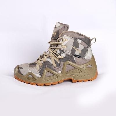 China Shengjie Oxford Fabric Upper PU Outsole Rubber Negative Breathable CP FG Hiking Boots Waterproof Outdoor Shoes for sale