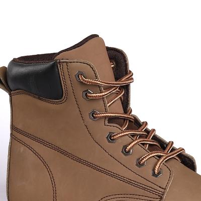 China Safty Boots Men Industrial Shoes Workwear Genuine Leather Shoes Safety Boots Goodyear Welt Safety Shoes Footwear for sale