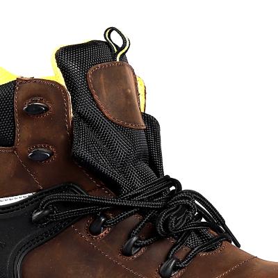 China Shengjie Footwear Lace Up Cut Steel Toe PU Sole Protection Shock Function Anti Slip Work Boots Safety Shoes for sale