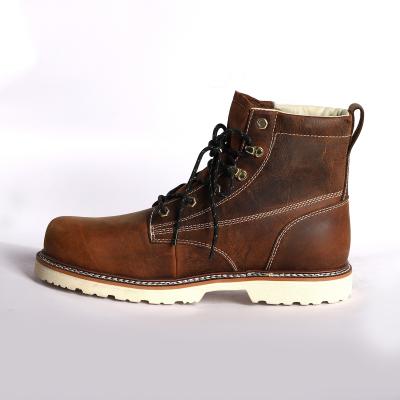 Chine Chaussures de sécurité Hommes Chaussures industrielles Vêtements de travail Chaussures en cuir authentique Chaussures de sécurité Goodyear Welt Chaussures de sécurité Chaussures à vendre