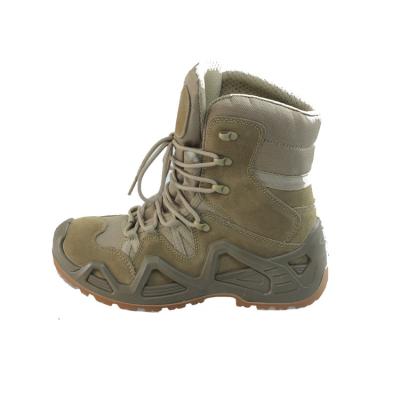 China Shengjie OEM Brand Waterproof Upper Nubuck Cow Leather Oxford Fabric Hiking Sole PU Soft Boots Outdoor Shoes for sale