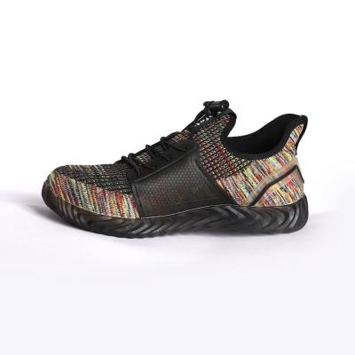 China Shengjie Premium Factory KPU With Fly Knit Fabric Upper Enhanced Protection Safetoe Protective Fashion Safety Shoes for sale