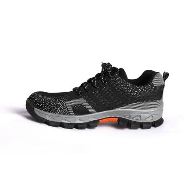 China Fly Knit Steel Toe Anti Slip Shock Absorption Safety Shoes With Kevlar Midsole for sale