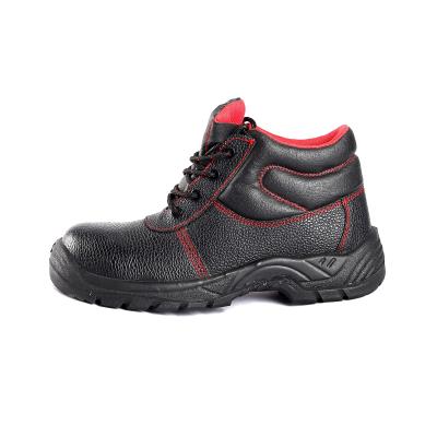 China Embossed Cow Leather Composite Safety Shoes for Warehouse and Distribution Center for sale