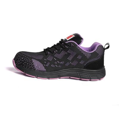 China Shengjie Kevlar Midsole Fly Knit Safety Shoes with Shock Absorption Function and Metal Safety Toe Material for sale