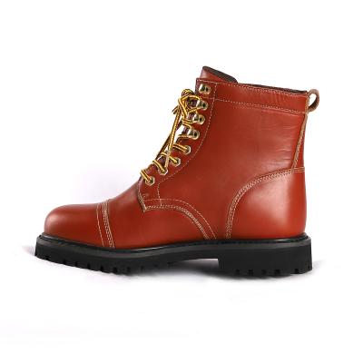 China Shengjie Breathable Cow Leather Unisex Protection Boots With Slips Water Resistant Rubber Sole Goodyear Safety Shoes for sale