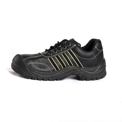 China Sapatos de segurança Shengjie PU/PU Solos para homens Deslizante de couro genuíno superior e resistente à abrasão Calçado de trabalho à venda