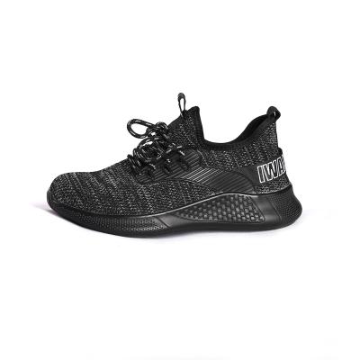 China Slip Resistant Flyknit Safety Footwear With Anti Puncture Kevlar Midsole for sale