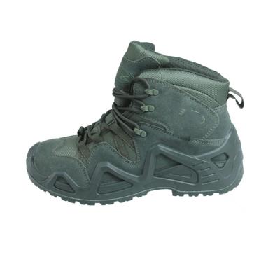 China Combat Style Army Boots With Metal Eyelets And Oxford Fabric Upper Pupu Anti Slip LOGO Outdoor Shoes for sale