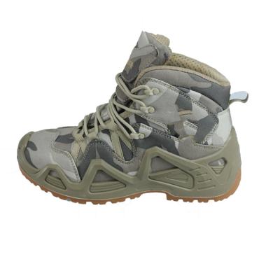 China Work Occasion Army Boots Combat Style with Mesh Lining Material PUPU Non Slip Hiking Outdoor Boots for sale