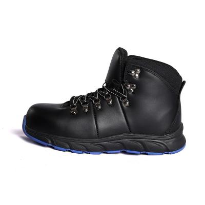 China Anti Slip MD Sole Material for Durable and Slip-resistant Footwear Genuine Leather Safety Boots for Men for sale