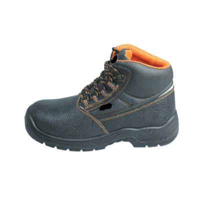 China Breathable Work Boots Injection Contruction Worker Shoe For Construction Microfiber Leather Safety Shoes for sale