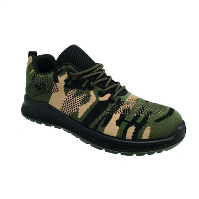 China Breathable Fly Knit Safety Shoes with Air Mesh Lining and OEM Or SHENGJIE Name for sale