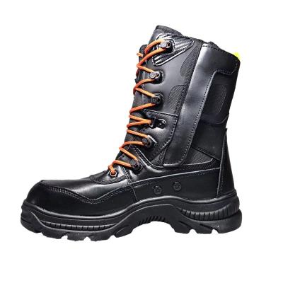 China EU 36-47 cut Work Boots Shock Absorption for Long-Lasting Support Fire-fighting Safety Boot for sale