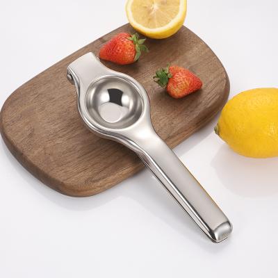 China Viable Juice Reamer Fast Handle Press Tool Stainless Steel Lemon Orange Squeezer for sale