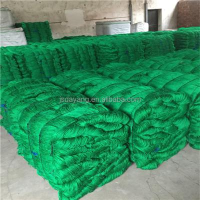 China Monofilament HDPE knotle PE trawl / Jiangsu factory braided fishing net for sale